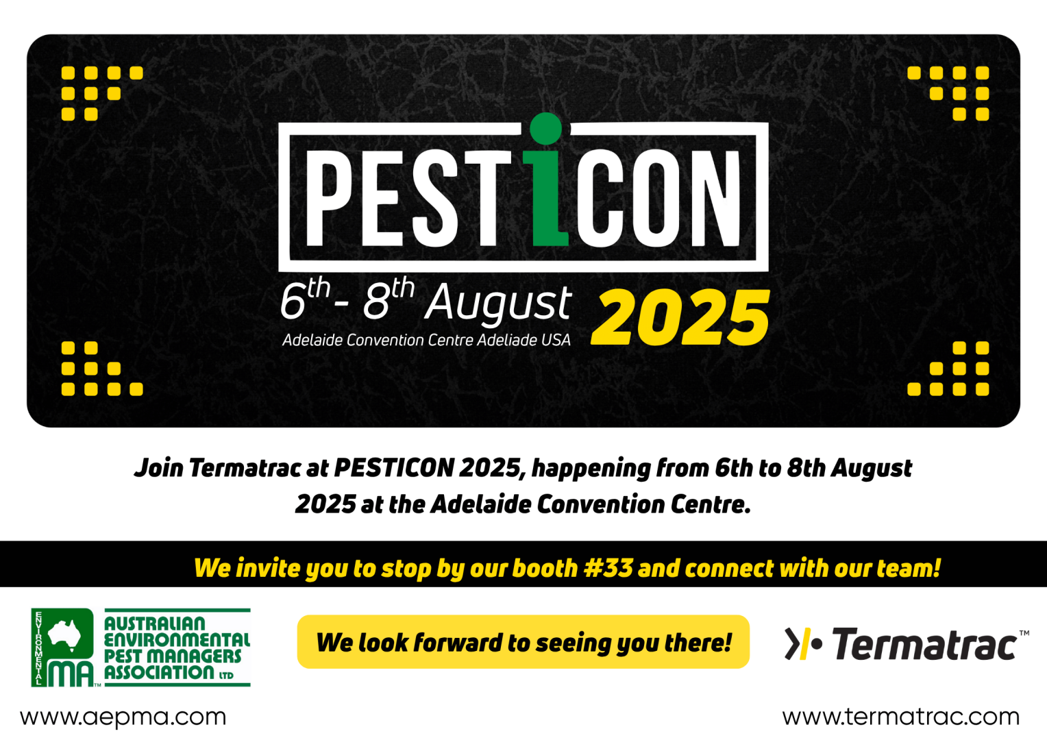 This is the banner for Pesticon 2025